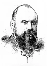 Milin (Mili, Milli) Alekeevich Balakirevin (1837 - 1910) muotokuva.
