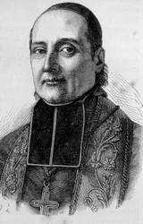 Monsignor Sibourin muotokuva, ranskalainen prelat (1792-1857)