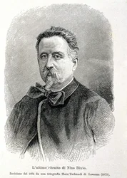 Italian poliitikon Nino Bixion (1821-1873) muotokuva