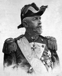 Ruotsin ja Norjan kuninkaan Oscar II (1829-1907) muotokuva.