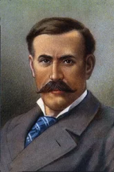 Ranskalaisen tutkimusmatkailijan Pierre Savorgnan of Brazzan muotokuva.