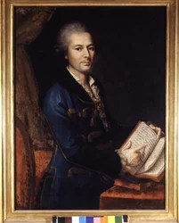 Pietro Verrin (1728 - 1797) muotokuva. Anonyymi maalaus. 18 tai 1900-luvulla. Milanon museo