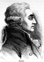 Romain Desezen tai De Sezen (1748-1828) muotokuva, Ludvig XVI:n asianajaja oikeudenkäynnin aikana.