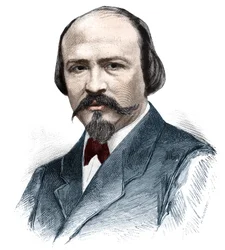 Victor Massen (1822-1884), ranskalaisen säveltäjän muotokuva.