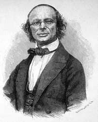 Muotokuva Wilhelm Weberistä (1804 - 1891), saksalainen fyysikko.