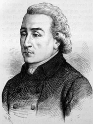 Muotokuva Pradtin apottista (1759 - 1837). Kaiverrus 1800-luvun lopusta H. Martinin teokseen "Histoire de France".