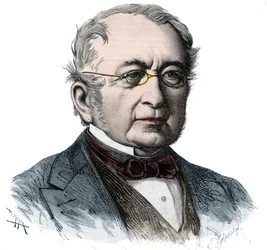 Kansleri prinssi Aleksandr Mihailovitš Gortšakovin muotokuva (Aleksandri Gortšakov) (1798-1883) - Kaiverrus vuodelta 1868