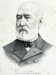Muotokuva ranskalaisesta poliitikosta Lazare Hippolyte Carnot