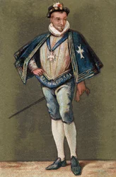 Ranskan kuninkaan Henrik III:n (1551-1589) muotokuva.