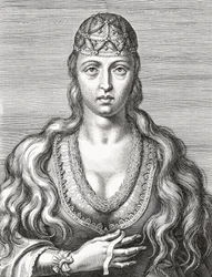 Portugalin prinsessa Joan. Joana. Muotokuva.