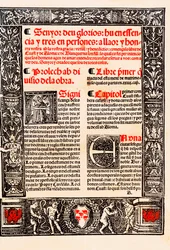 Raymond Lullen "" Blanquerna " -prologi katalaaniksi Ramon Llull, espanjaksi Raimundo Lulio (Lullo) (Lull), katalaani filosofi, teologi ja runoilija (1235-1315)