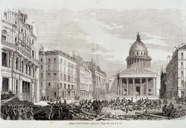 Vuoden 1848 vallankumous: Pantheonin hyökkäys 24. kesäkuuta 1848 - "" nykyajan populaarihistoriassa""