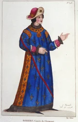 Robert Ranskalainen, Clermontin kreivi (1256-1318). Kapetian prinssi.