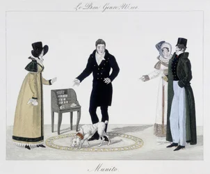Saltimbanque: Munito, tiedekoira - in "" Hyvä genre"", deb. 1800-luvulla