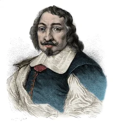 Samuel de Champlain (1567-1635) - Muotokuva Samuel de Champlainista (1567 - 1635), ranskalainen tutkimusmatkailija Amerikassa -