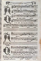 Giovanni Animuccian Magnificatin nuottisivu