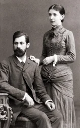 Sigmund Freud ja hänen vaimonsa Martha Bernays kesäkuussa 1885