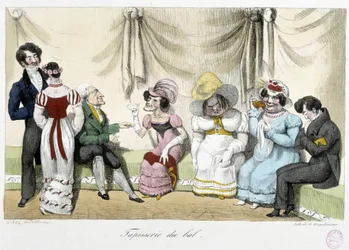 Tapestry du bal - n.d., 1800-luvun alku, Carnavalet