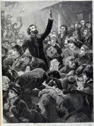 The Armee of Salvation - jakelu Whitechapel Roadin päämajassa vuonna 1881