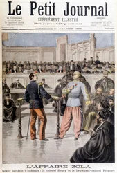 Zolan tapaus: Eversti Hubert Henryn (1846-1898) ja everstiluutnantti Georges Picquartin (1854-1914) välinen vakava kuulemistapahtuma - "" Le Petite Journal" -lehdessä 27.2.1898