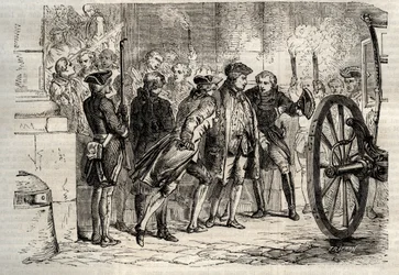Damiensin hyökkäys (tammikuu 1757) - (Robert-Francois Damier