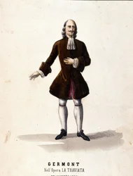 Alfredo Germontin hahmo Giuseppe Verdin "La Traviatassa".