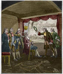 Voltairen (François-Marie Arouet) kruunaus