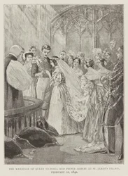 Kuningatar Victorian ja prinssi Albertin avioliitto