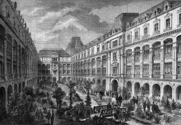 Pariisin muunnokset toisen imperiumin aikana, Paris Haussmann: Place du Chateau d