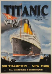 White Star Line. Titanic. Öh 1911