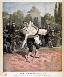 Painajat Pierri ja Ussouf Ismaillolo Folies Bergeresissä Pariisissa. Le petit Journalissa, 31.3.1895.