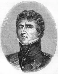 muotokuva Charles John - baptisti Bernadotte (1763-1844), Ranskan marsalkka, Ruotsin ja Norjan kuningas Kaarle XIV.