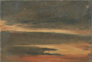 Pilvet auringonlaskun aikaan