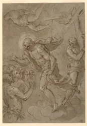 Piirros, Kristus Limbossa, 1625-1628