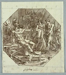Piirros, Scipion kontinenssi, 1811