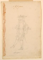 Piirustus, pukusuunnittelu: 1790, n. 1790.