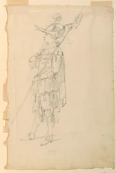 Piirustus, pukusuunnittelu: 1720, n. 1720.