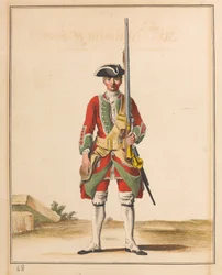 36. rykmentti jalka, 1742 noin