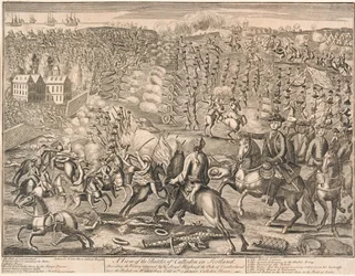 Näkymä Cullodenin taistelusta Skotlannissa?, 1746