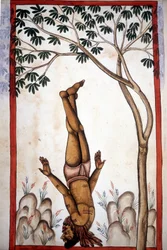 Sivufakiiri Stefano Nivibus Cardeiran käsikirjoituksesta (ms.8300) "History of Mogol"" (Moghul tai Moghol). 1700-luvulla. Bibloteca marciana, Venetsia