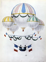 Eugène Godardin (1827 - 1890) ilmapallolaivue.