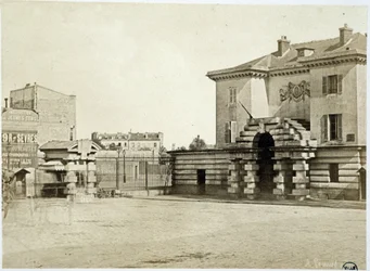 Barrière du Maine - teoksessa "Les barriers de Paris", kirjoittanut Gouviot