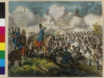 Raabin valtaaminen 28. päivä. kesäkuuta 1849 keisarillisten joukkojen toimesta