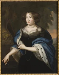 Edwige Sophie de Brandebourg - Brandenburgin markravinna Hedwig Sophien muotokuva