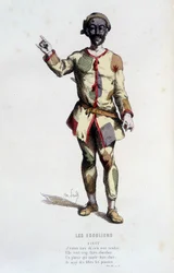 Finet elokuvassa "les escolliers" (kirjoittaja François Perrin 1533-1606), Edouard Fournierin ""ranskalaisessa teatterissa 1500- ja 1600-luvuilla ennen Molierea".