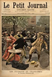 Yleinen taistelu Longchamp Grand Prix -kilpailuissa, jonka alkuperä johtuu sisä- ja uskonnollisten asioiden ministeri Charles Dupuyn (1851-1923) julistuksista, jotka innostivat nykyiset kansalaiset saamalla heidät uskomaan, että tasavaltaa uhkaavat (