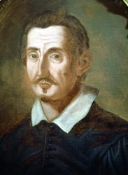 Gerolamo (Girolamo) Frescobaldi (1583 - 1643). Anonyymi maalaus. Napolin konservatorio