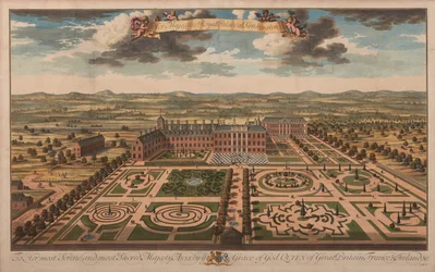 Hänen Majesteettinsa kuninkaallinen palatsi Kensingtonissa, n. 1707-1714 (painettu)