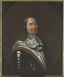 Jacob Kettler, duc de Courlande et Semigalie - Jacob Kettlerin (1610-1682), Kurinmaan ja Semigallian herttua, Anonyymi muotokuva. Öljy kankaalle. Mitat: 90x74 cm. Tukholman kansallismuseo