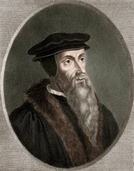 John Calvin - Jean Calvin 1509-1564 - kaiverrus - 1800-luku